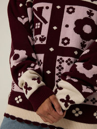 Cosy Cottage Knitted Jumper Jumpers & Cardigans Skinnydip London