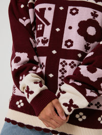 Cosy Cottage Knitted Jumper Jumpers & Cardigans Skinnydip London