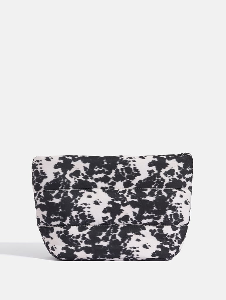 Cow Print Pillow Pouch Makeup Bag Makeup Bags & Wash Bags Skinnydip London