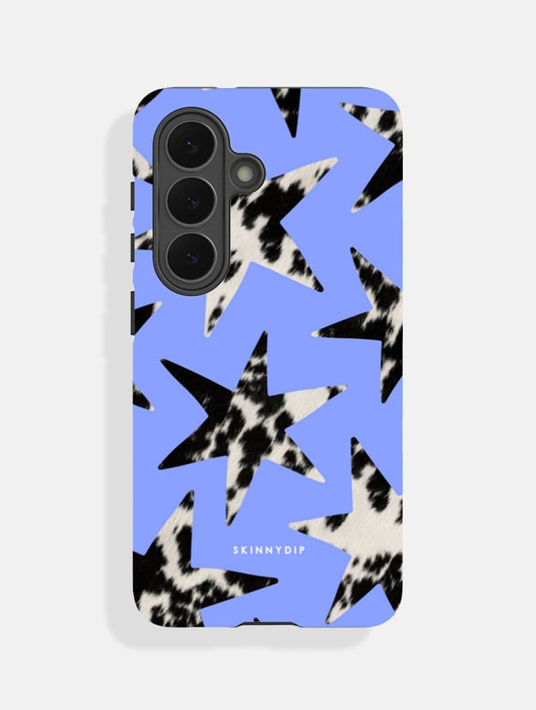 Cow Print Stars Blue Ultra Protective Samsung Case Phone Cases Skinnydip London