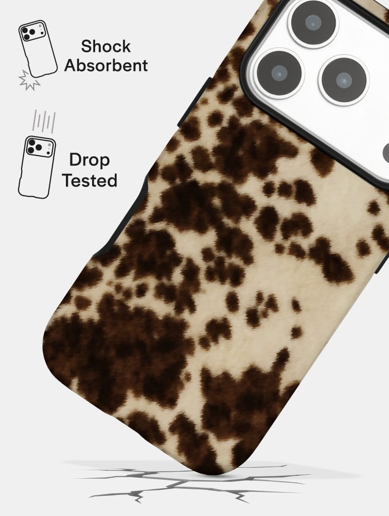 Cow Print Ultra Protective iPhone Case Phone Cases Skinnydip London