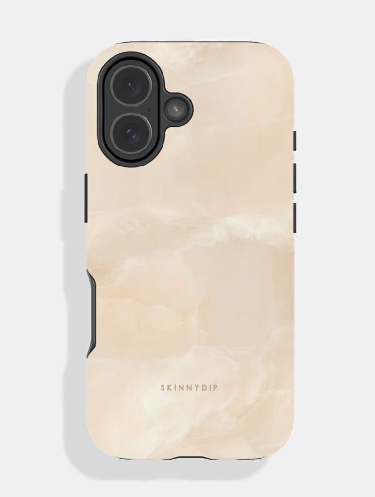 Cream Marble Ultra Protective iPhone Case Phone Cases Skinnydip London