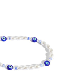 Custard Evil Eye Beaded Strap Phone Grips Custard London