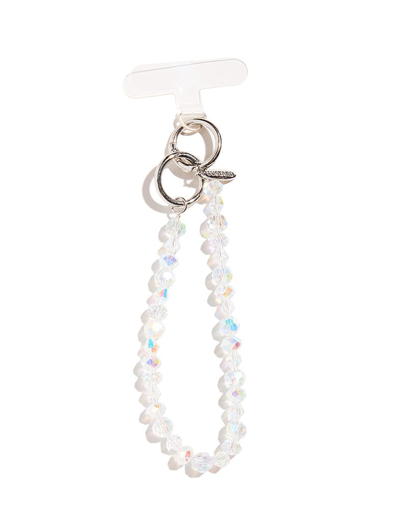 Custard Star Crystal Beaded Strap Phone Grips Custard London