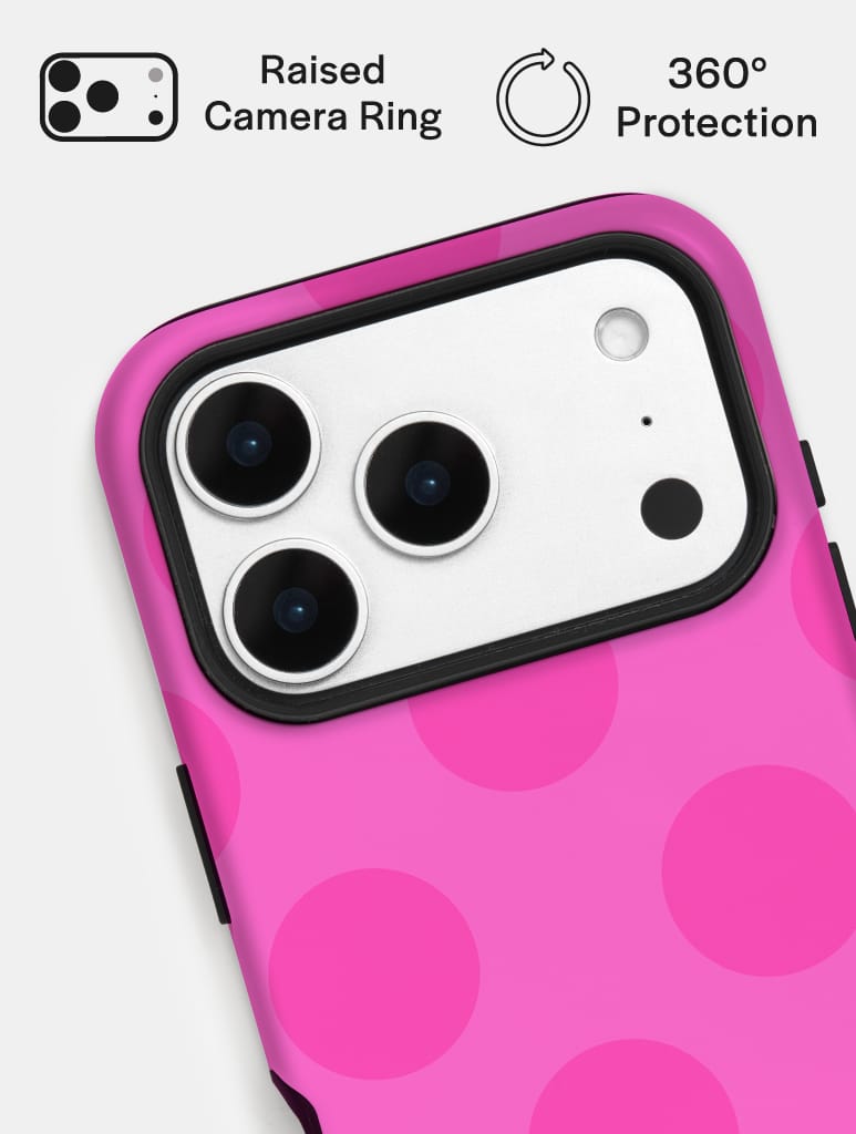 'D' Initial Patterned Pink Ultra Protective iPhone Case Phone Cases Skinnydip London