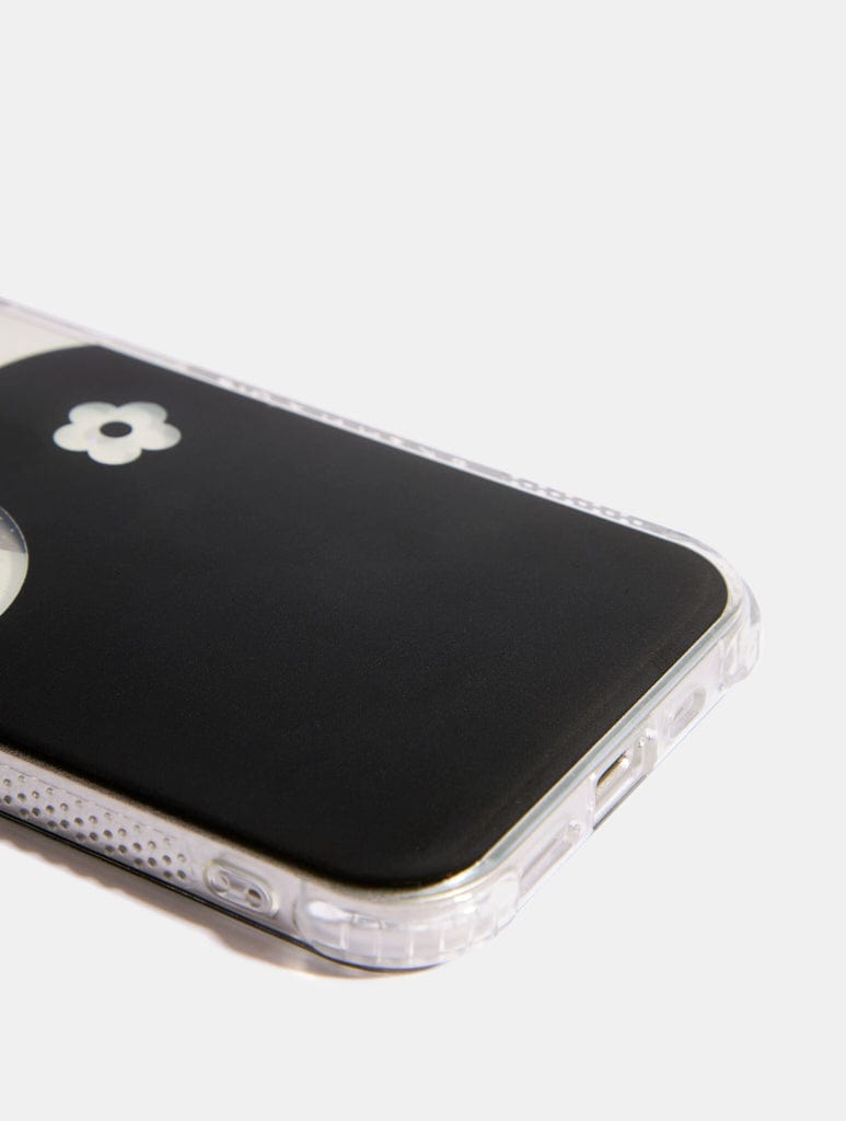 Daisy Yin Yang Black & White Shock iPhone Case Phone Cases Skinnydip London