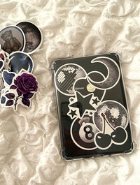 Dark Asthetic 50pcs Sticker Pack Stationery Skinnydip London