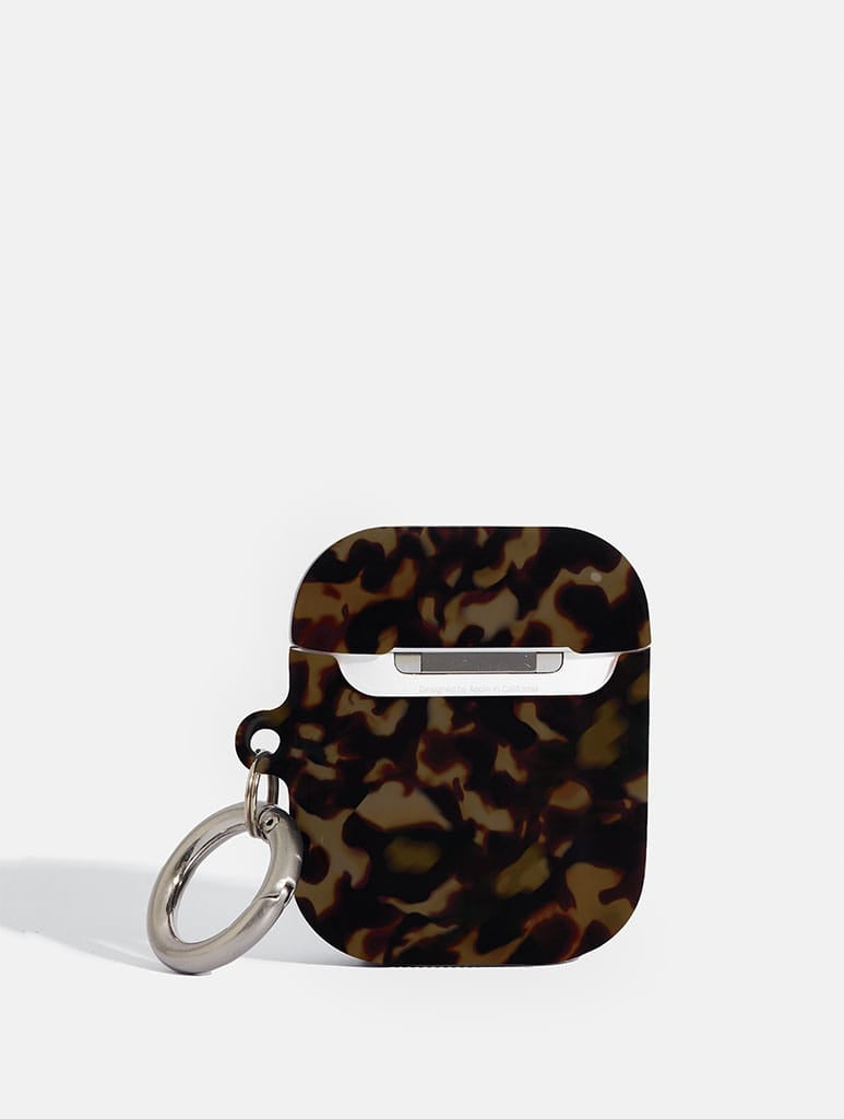 Dark Tortoise Shell AirPods Case AirPods Cases Skinnydip London