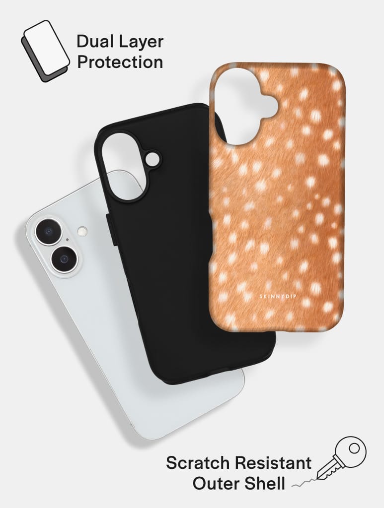 Deer Mid Print Ultra Protective iPhone Case Phone Cases Skinnydip London
