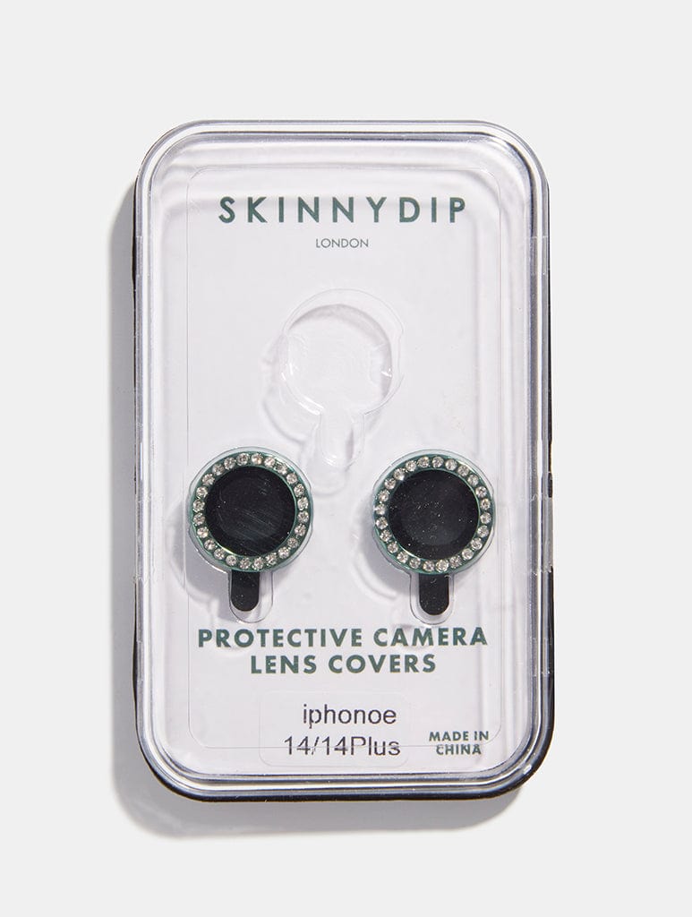 Diamante Protective Camera Lens Cover - Green Camera Lens Covers Skinnydip London