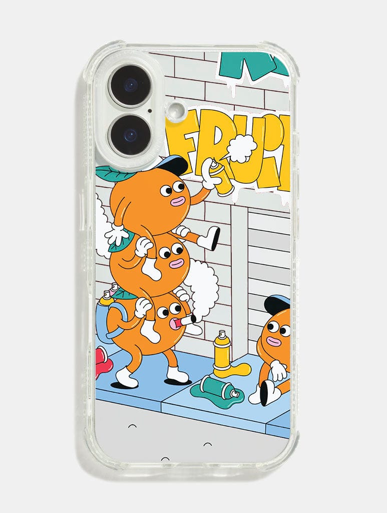 Dirty Pote x Skinnydip Orange Print Shock iPhone Case Phone Cases Skinnydip London