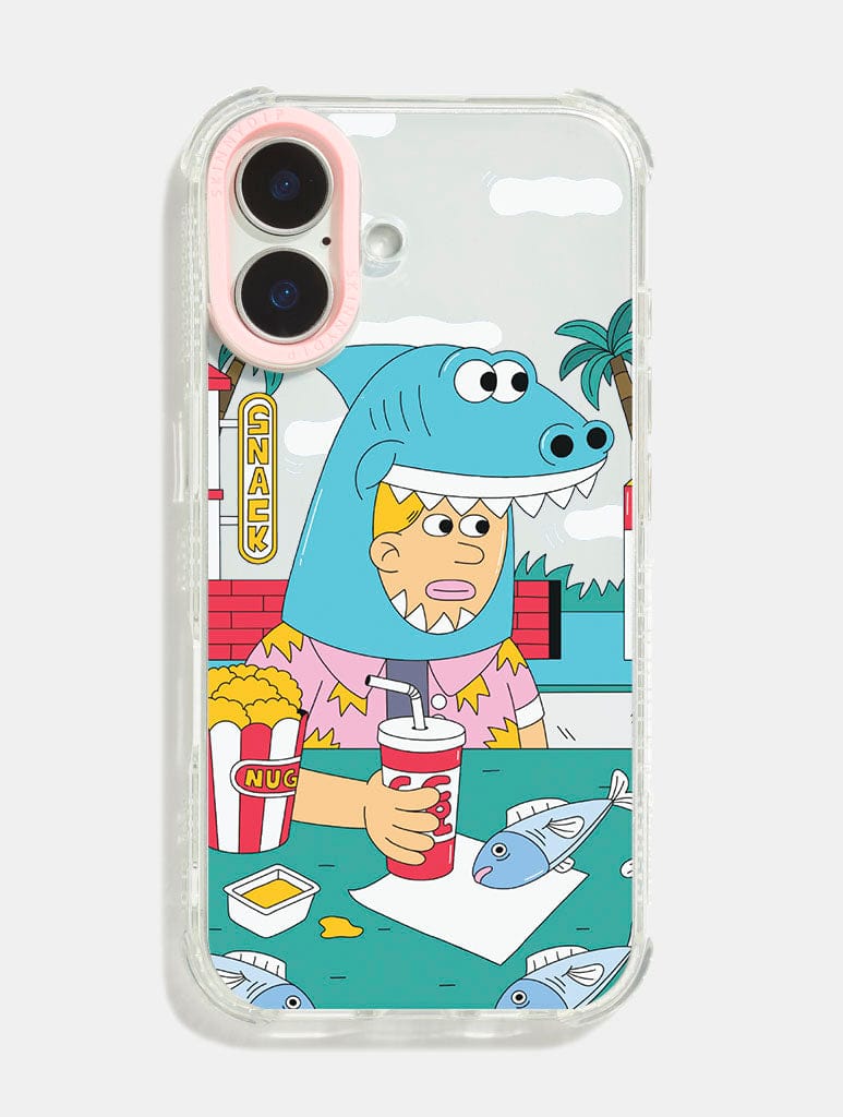 Dirty Pote x Skinnydip Shark Snacks Shock iPhone Case Phone Cases Skinnydip London