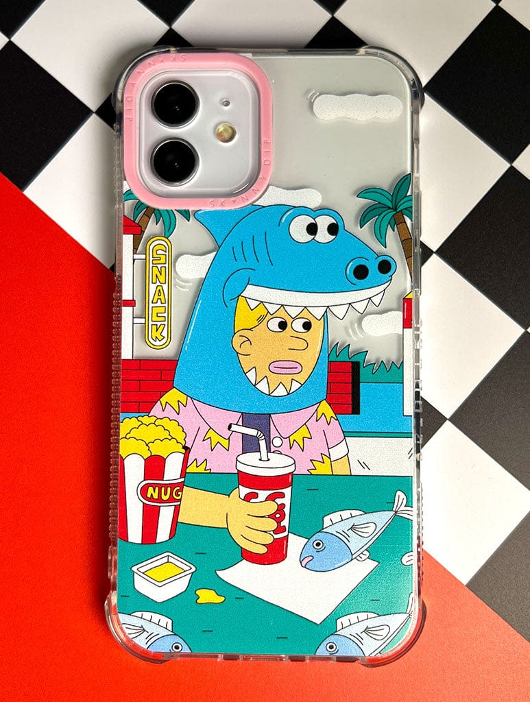 Dirty Pote x Skinnydip Shark Snacks Shock iPhone Case Phone Cases Skinnydip London