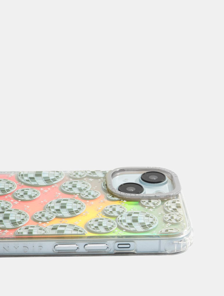 Disco Ball Repeat Holo Foil Shock iPhone Case Phone Cases Skinnydip London