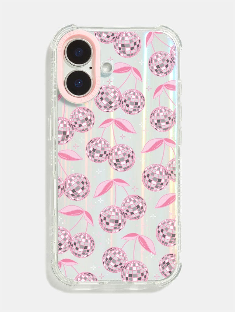 Disco Cherries Pink Shock iPhone Case Phone Cases Skinnydip London