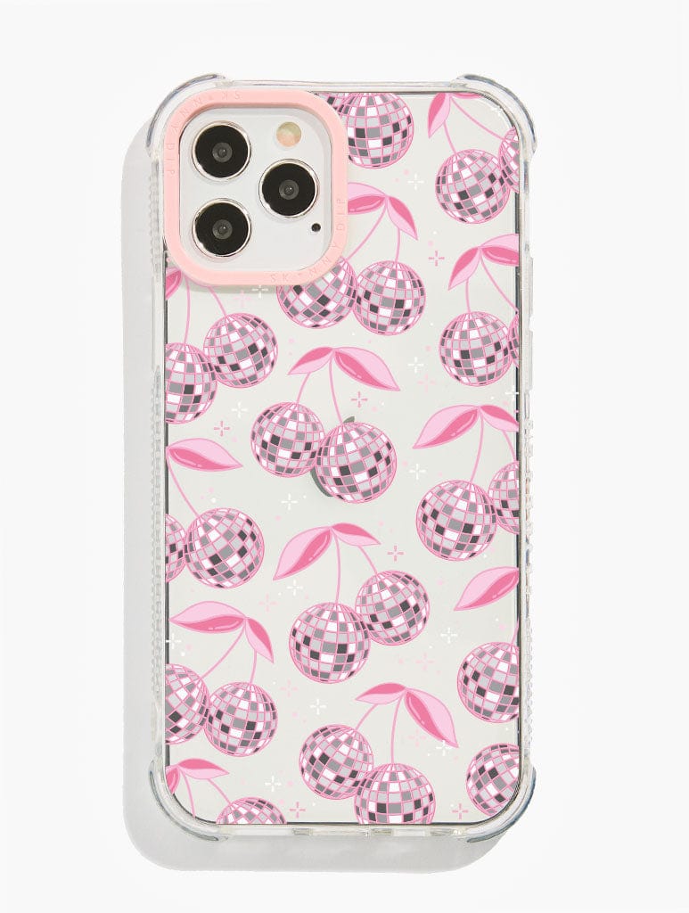 Disco Cherries Pink Shock iPhone Case Phone Cases Skinnydip London
