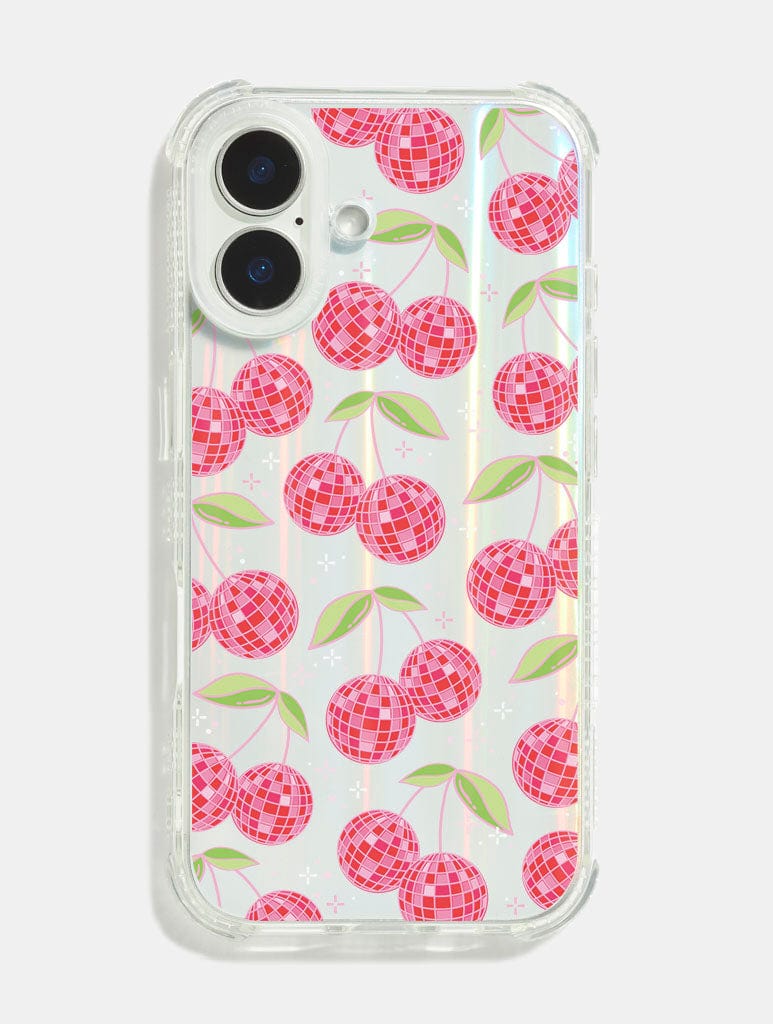 Disco Cherries Red Shock iPhone Case Phone Cases Skinnydip London