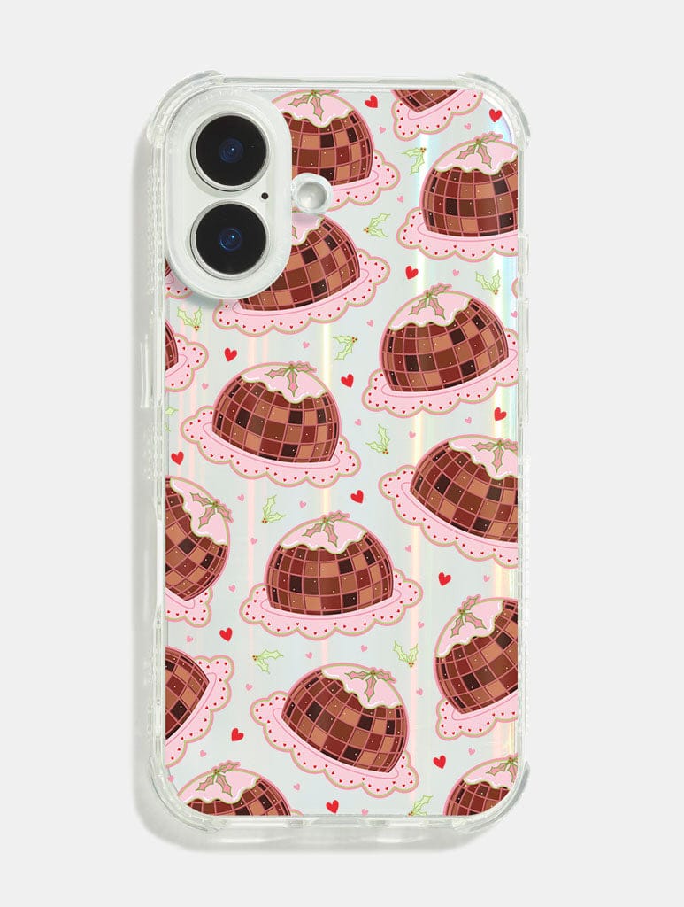 Disco Christmas Pudding Shock iPhone Case Phone Cases Skinnydip London
