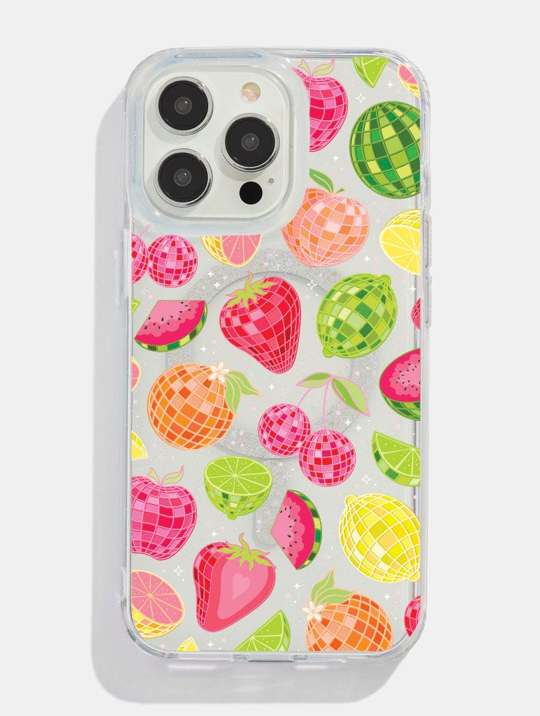 Disco Fruit Salad Glitter MagSafe iPhone Case Phone Cases Skinnydip London
