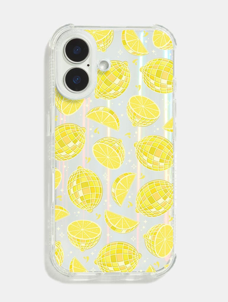 Disco Lemons Shock iPhone Case Phone Cases Skinnydip London