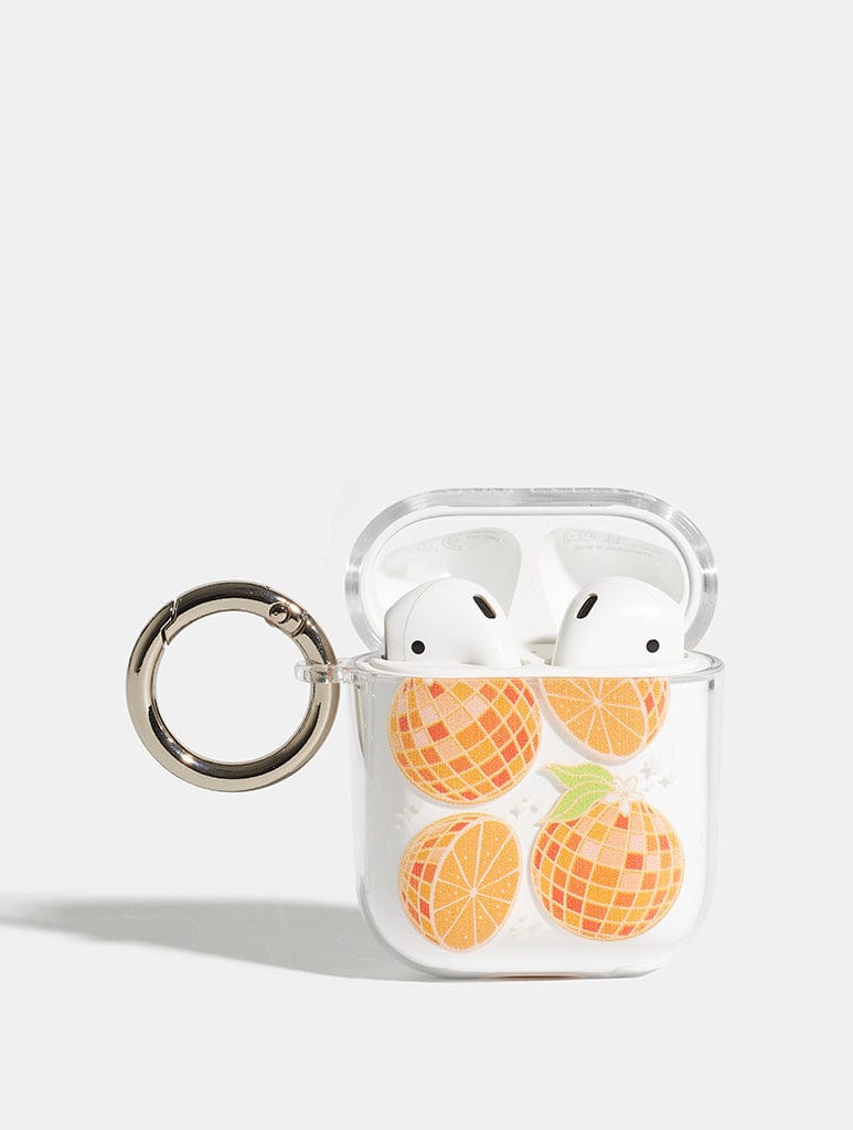 Disco Orange AirPods Case AirPods Cases Skinnydip London
