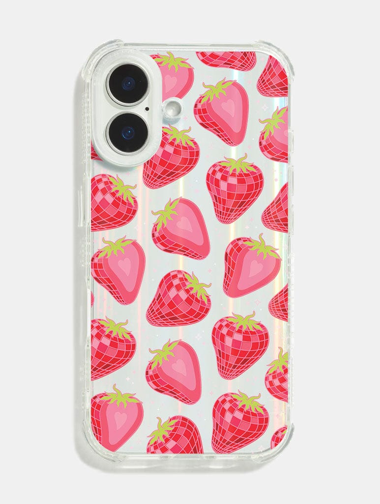 Disco Strawberries Shock iPhone Case Phone Cases Skinnydip London
