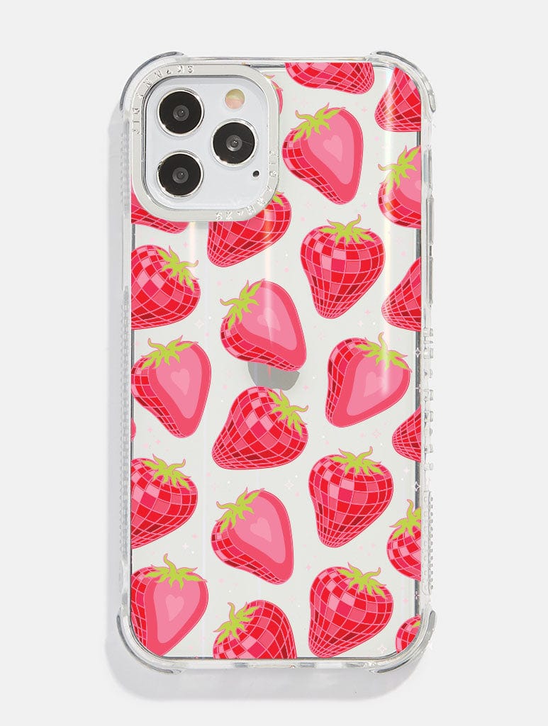 Disco Strawberries Shock iPhone Case Phone Cases Skinnydip London