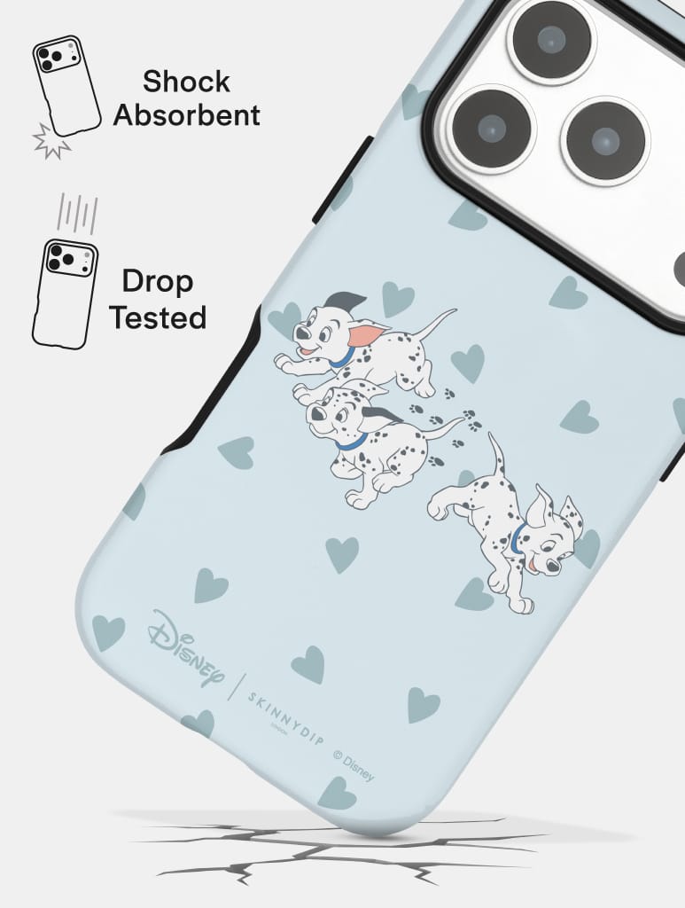 Disney 101 Dalmatians Ditsy Heart Ultra Protective iPhone Case Phone Cases Skinnydip London