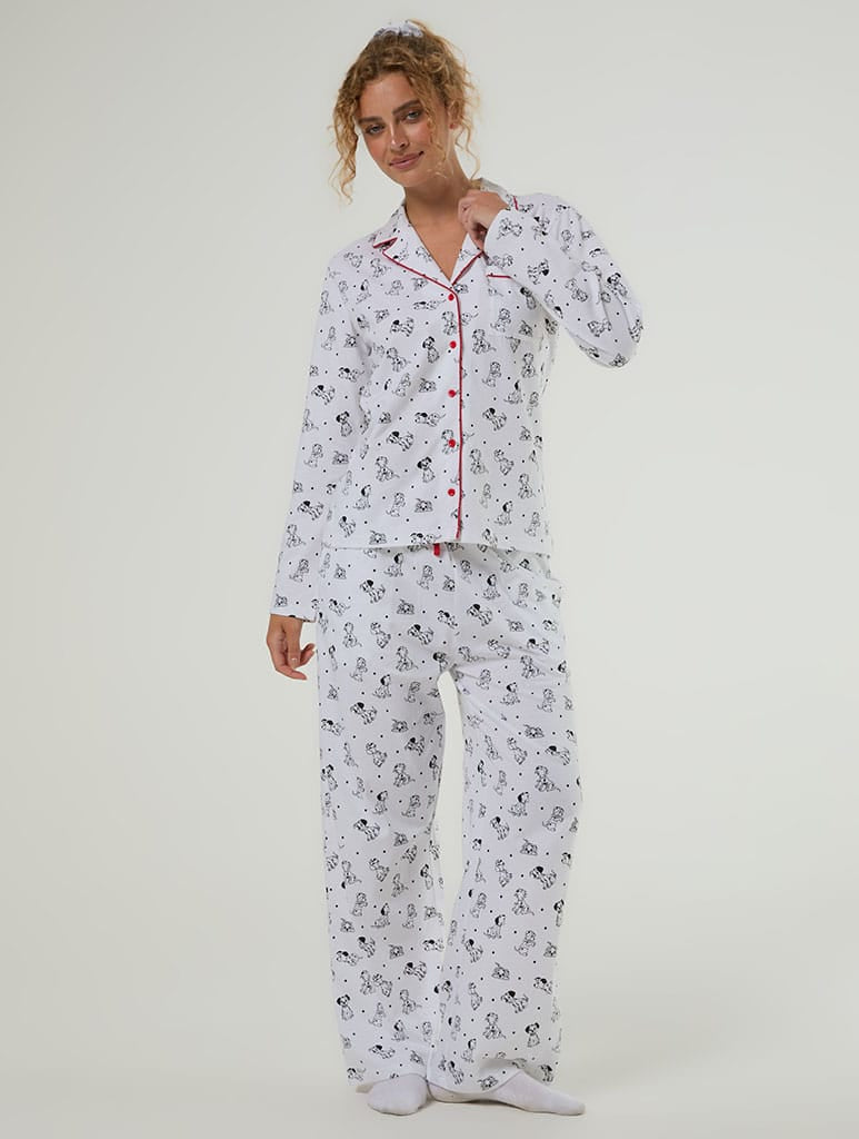 Disney 101 Dalmatians Pyjama Set with Scrunchie Lingerie & Nightwear Skinnydip London
