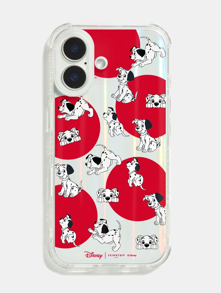 Disney 101 Dalmatians Red Polka Dot Shock iPhone Case Phone Cases Skinnydip London