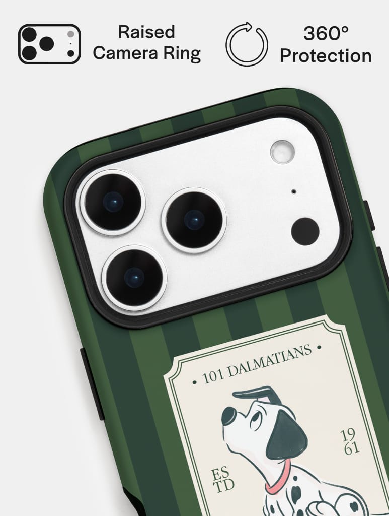 Disney 101 Dalmatians Stripe Case Ultra Protective iPhone Case Phone Cases Skinnydip London