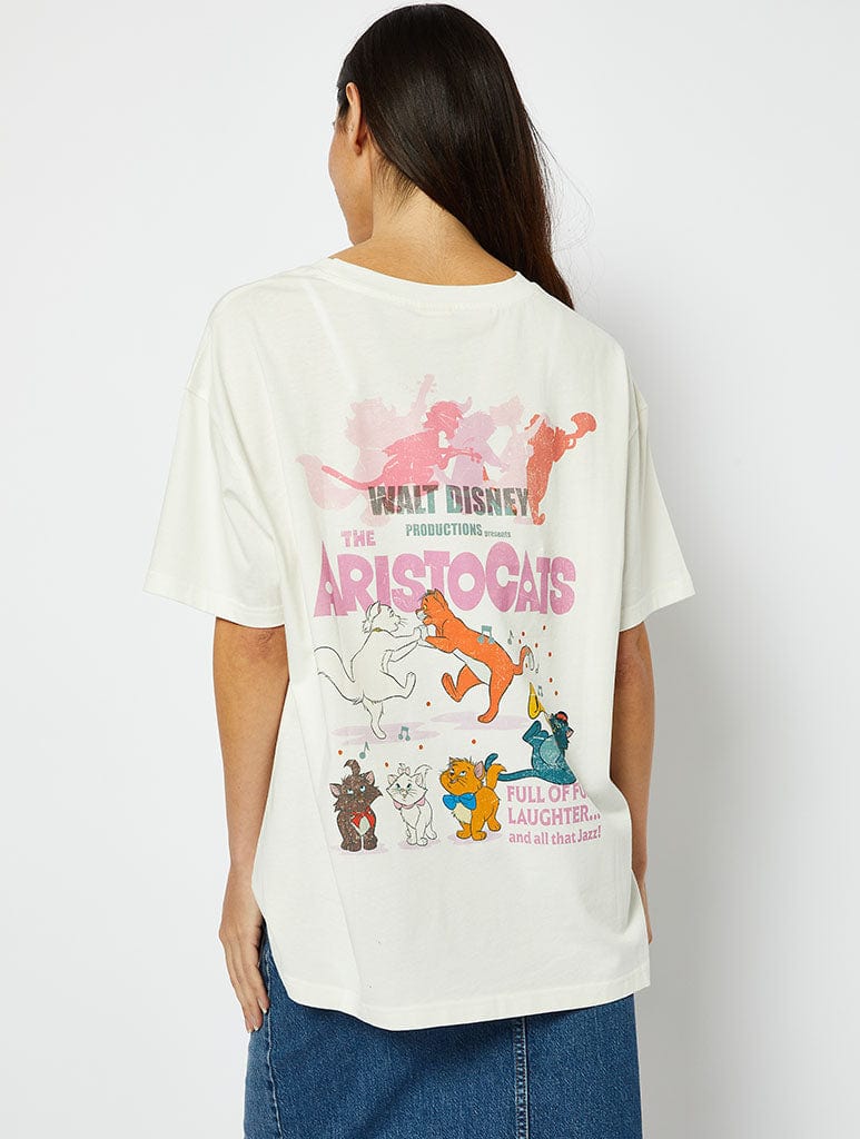Disney Aristocats Poster T-Shirt | Disney Vintage Tees | Skinnydip London