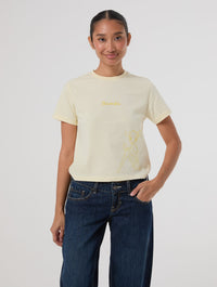 Disney Bambi Baby T-Shirt In Butter Yellow Tops & T-Shirts Skinnydip London