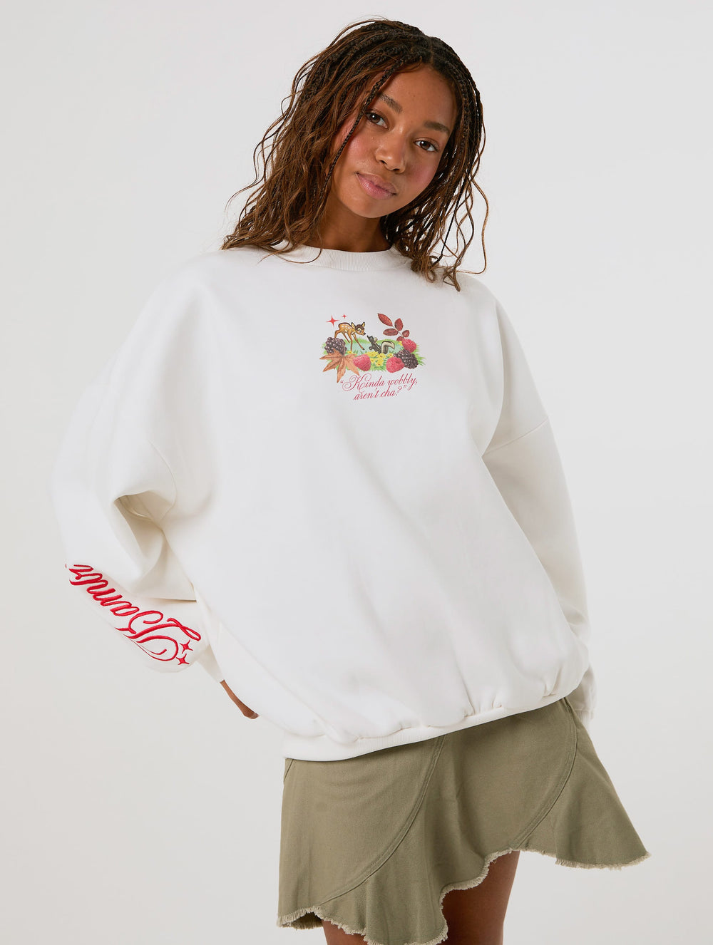 Disney Bambi Berry Sweatshirt Hoodies & Sweatshirts Skinnydip London