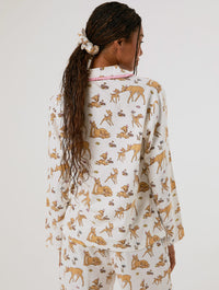 Disney Bambi Frilly Pyjama Set with Scrunchie Lingerie & Nightwear Skinnydip London
