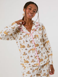 Disney Bambi Frilly Pyjama Set with Scrunchie Lingerie & Nightwear Skinnydip London