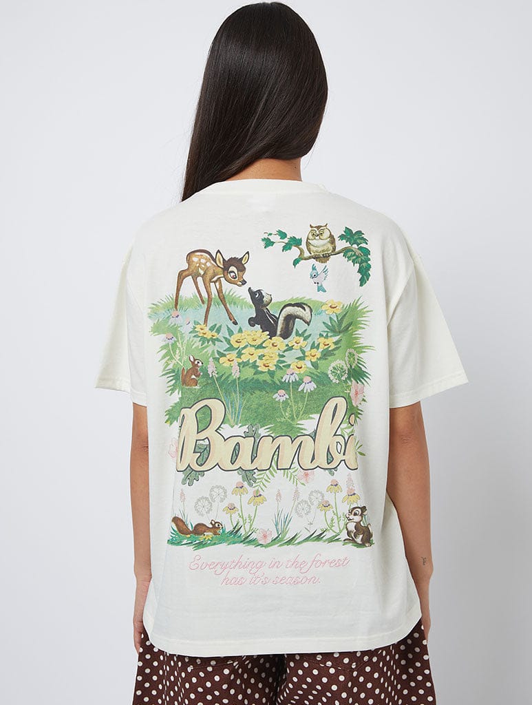 Disney Bambi Poster T-Shirt Tops & T-Shirts Skinnydip London