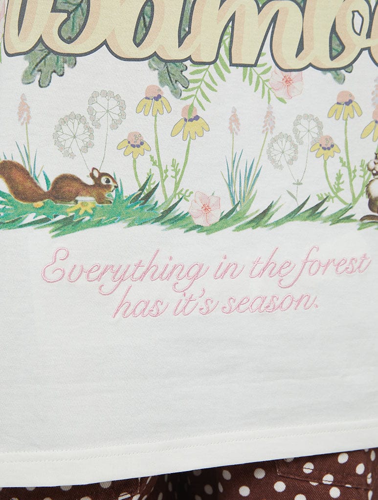 Disney Bambi Poster T-Shirt Tops & T-Shirts Skinnydip London