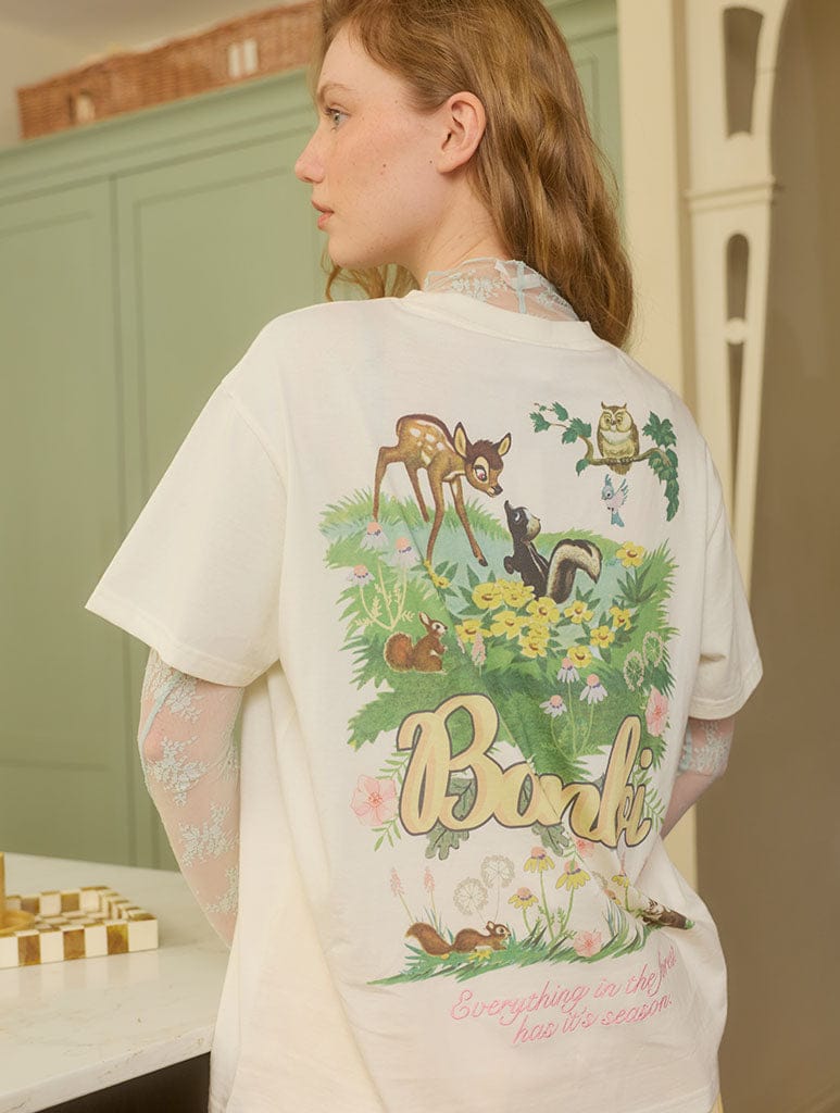 Disney Bambi Poster T-Shirt Tops & T-Shirts Skinnydip London