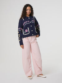 Disney Beauty and The Beast Knitted Cardigan Jumpers & Cardigans Skinnydip London