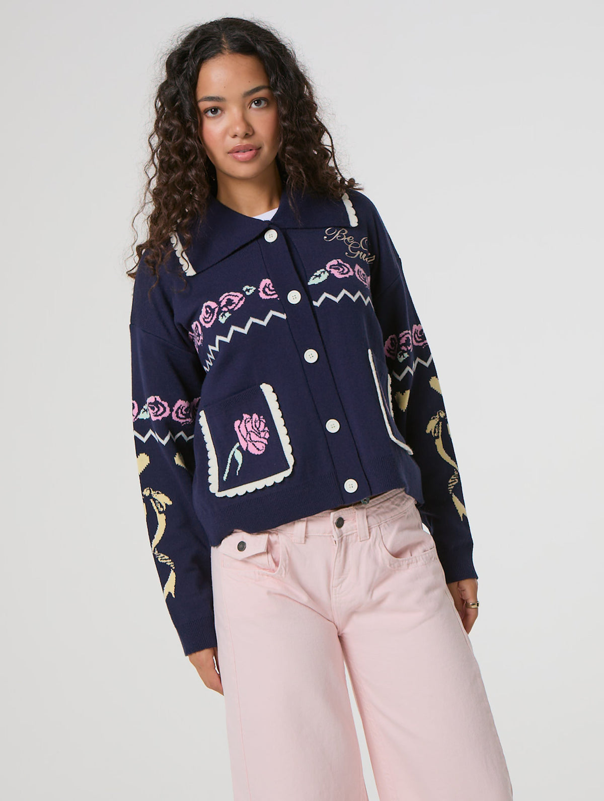 Disney Beauty and The Beast Knitted Cardigan Jumpers & Cardigans Skinnydip London