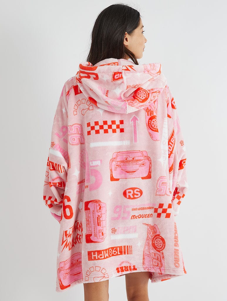 Disney Cars Pink Blanket Hoodie Lingerie & Nightwear Skinnydip London