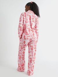 Disney Cars Pink Pyjama Set in Pink Lingerie & Nightwear Skinnydip London