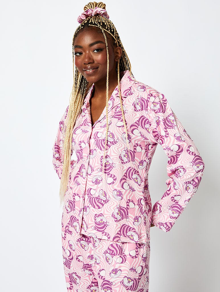 Pink Alice In Wonderland Pyjamas Ladies Pyjama Set Next Cat