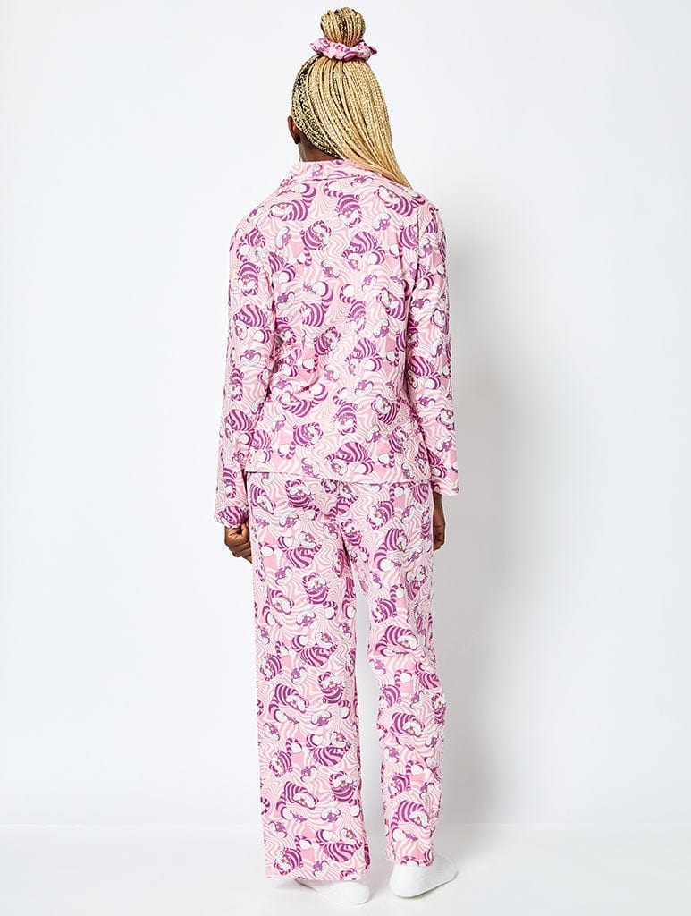Disney Cheshire Cat Pyjama Set in Pink Lingerie & Nightwear Skinnydip London