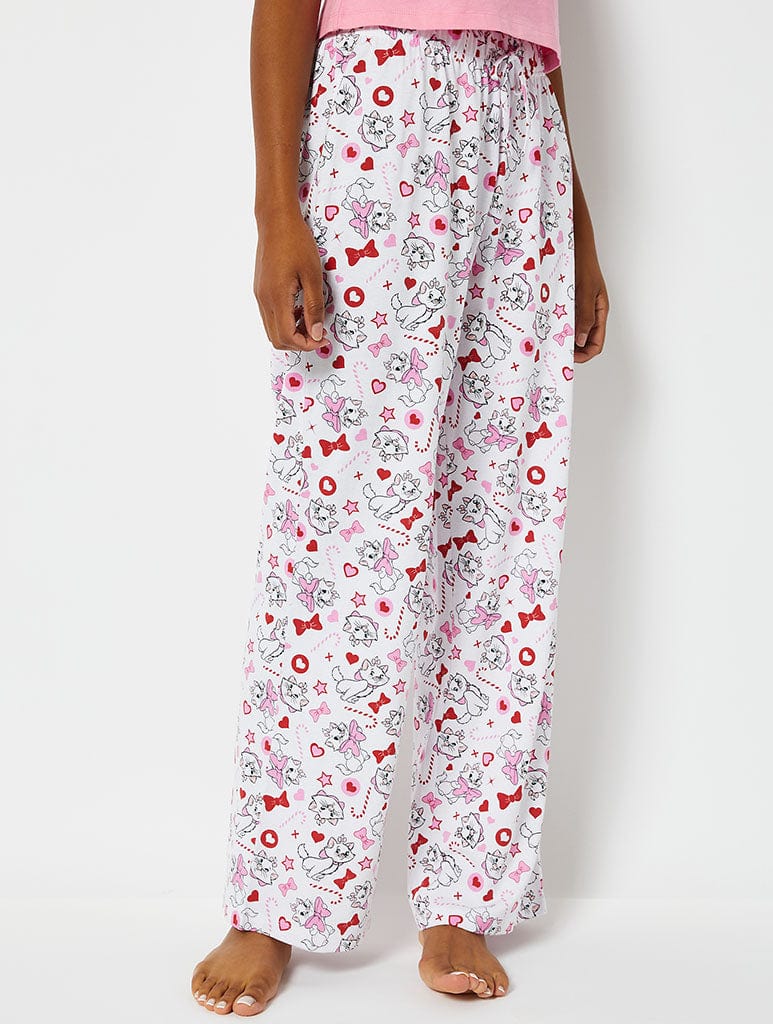 Disney Christmas Marie Cami & Trouser Pyjama Set Lingerie & Nightwear Skinnydip London