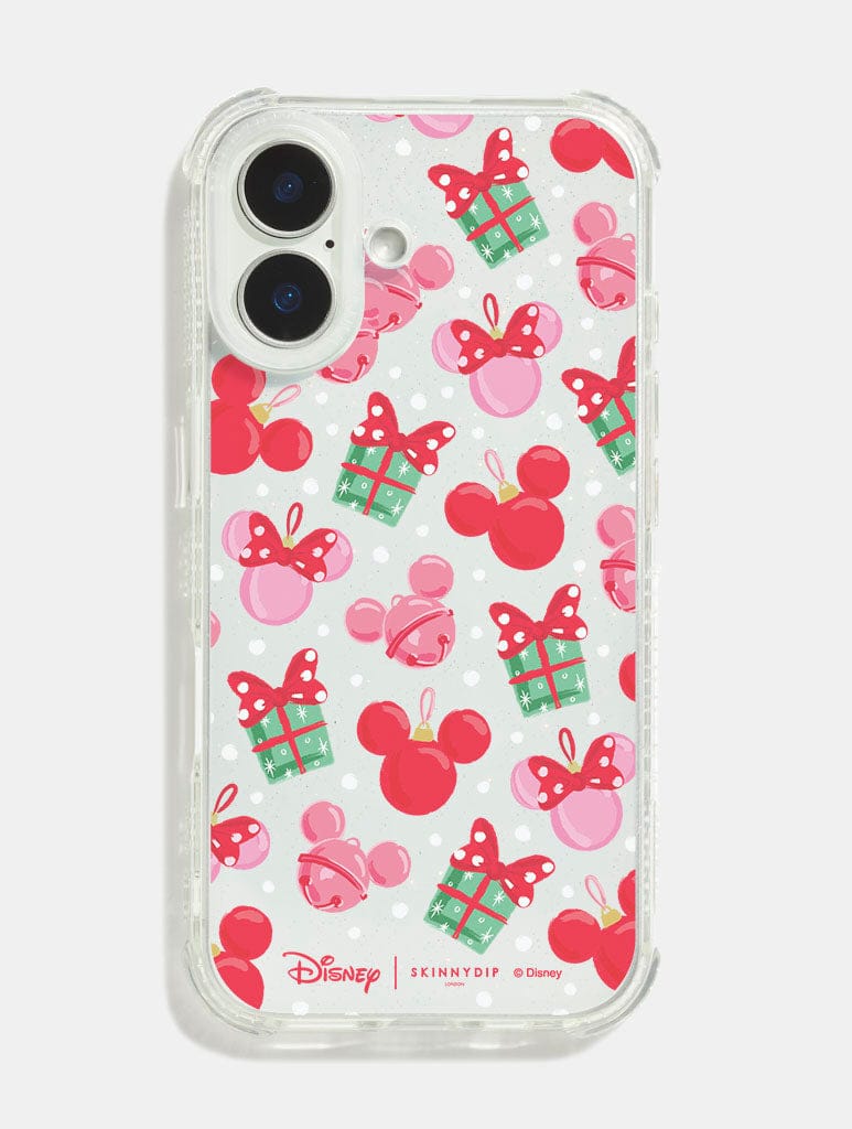 Disney Christmas Mickey Baubles Shock iPhone Case Phone Cases Skinnydip London