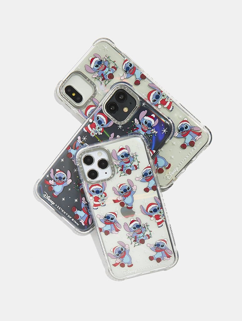 Disney Christmas Stitch Shock iPhone Case Phone Cases Skinnydip London