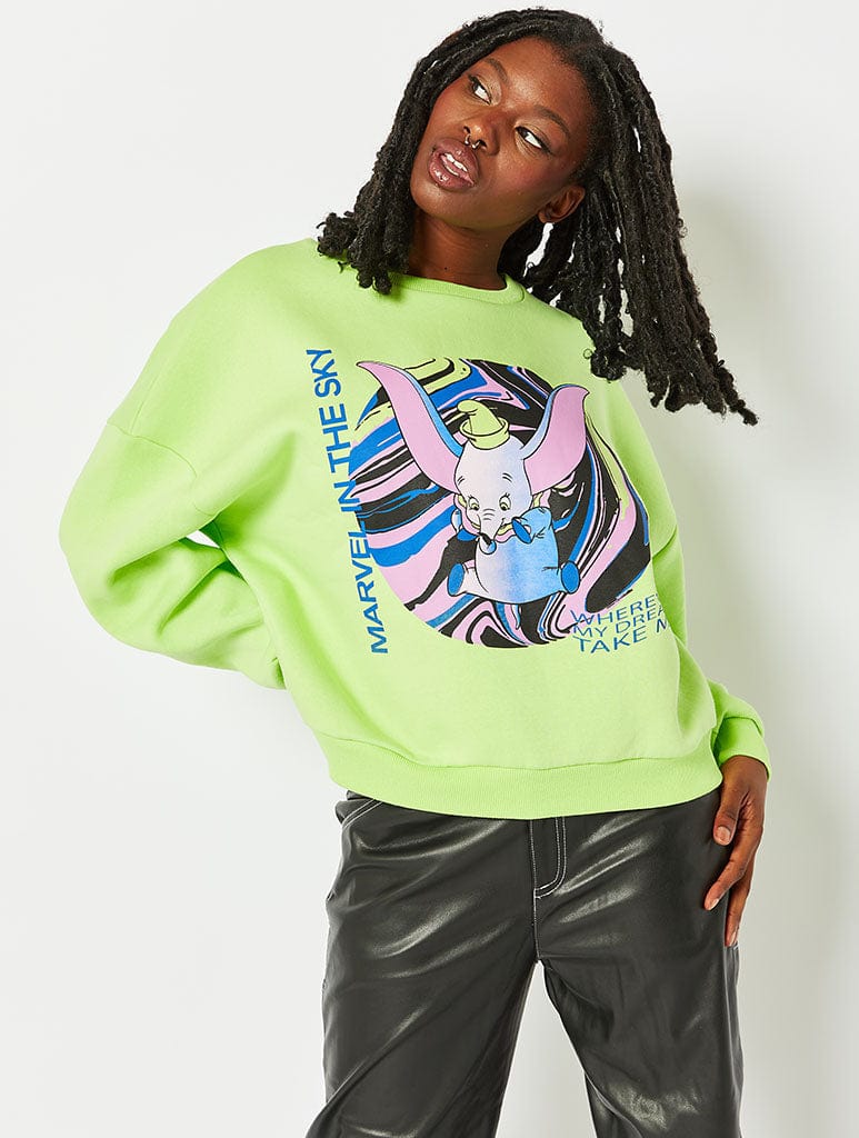 Disney Dumbo Graphic Sweater Hoodies & Sweatshirts Skinnydip London