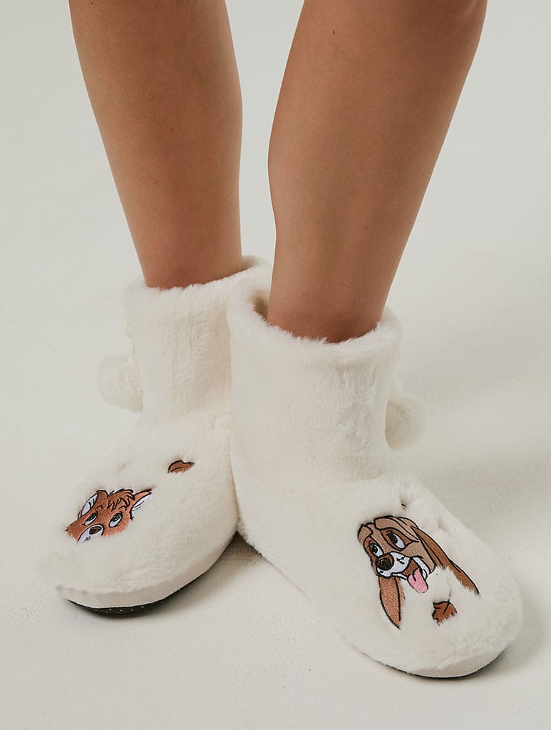 Disney Fox and The Hound Boot Slippers Lingerie & Nightwear Skinnydip London